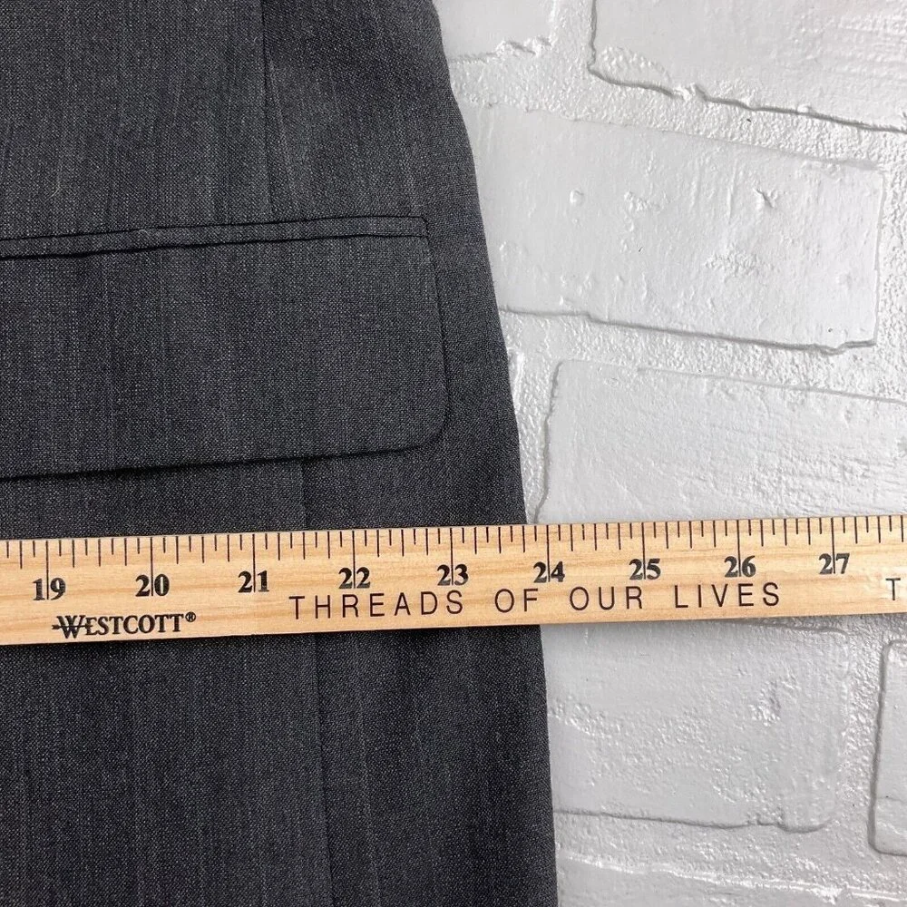 Bert Pulitzer Blazer Men‎ 44R Gray Double Breasted Classic Career Wool VTG